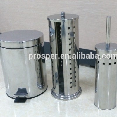 Stainless steel toilet set