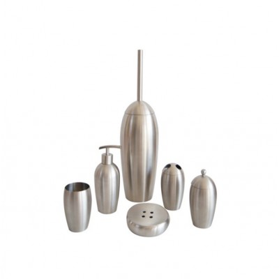 China Supplier new design 6pcs bathroom accessories  set with soap dispenser