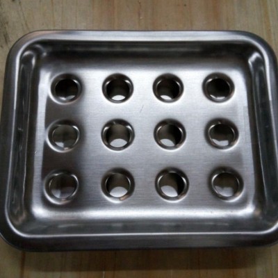 Household Double Rectangle Soap Dish Stainless Steel Soap Dish